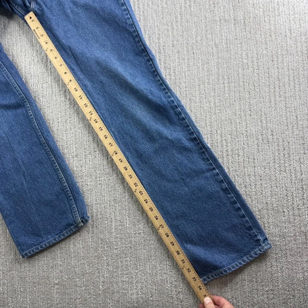 Vintage Levis 517 Orange Tab Jeans 34x34 (Fits 32x34) Mens Bootcut Blue Denim